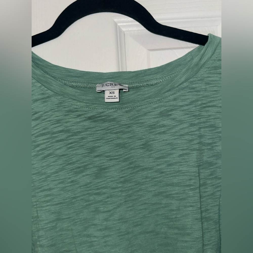 J Crew Short Sleeve Tie Waist Tee Shirt Dress - Picture 6 of 11
